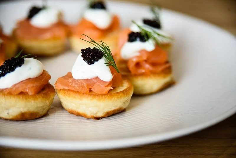 30g Sterlet caviar serving
