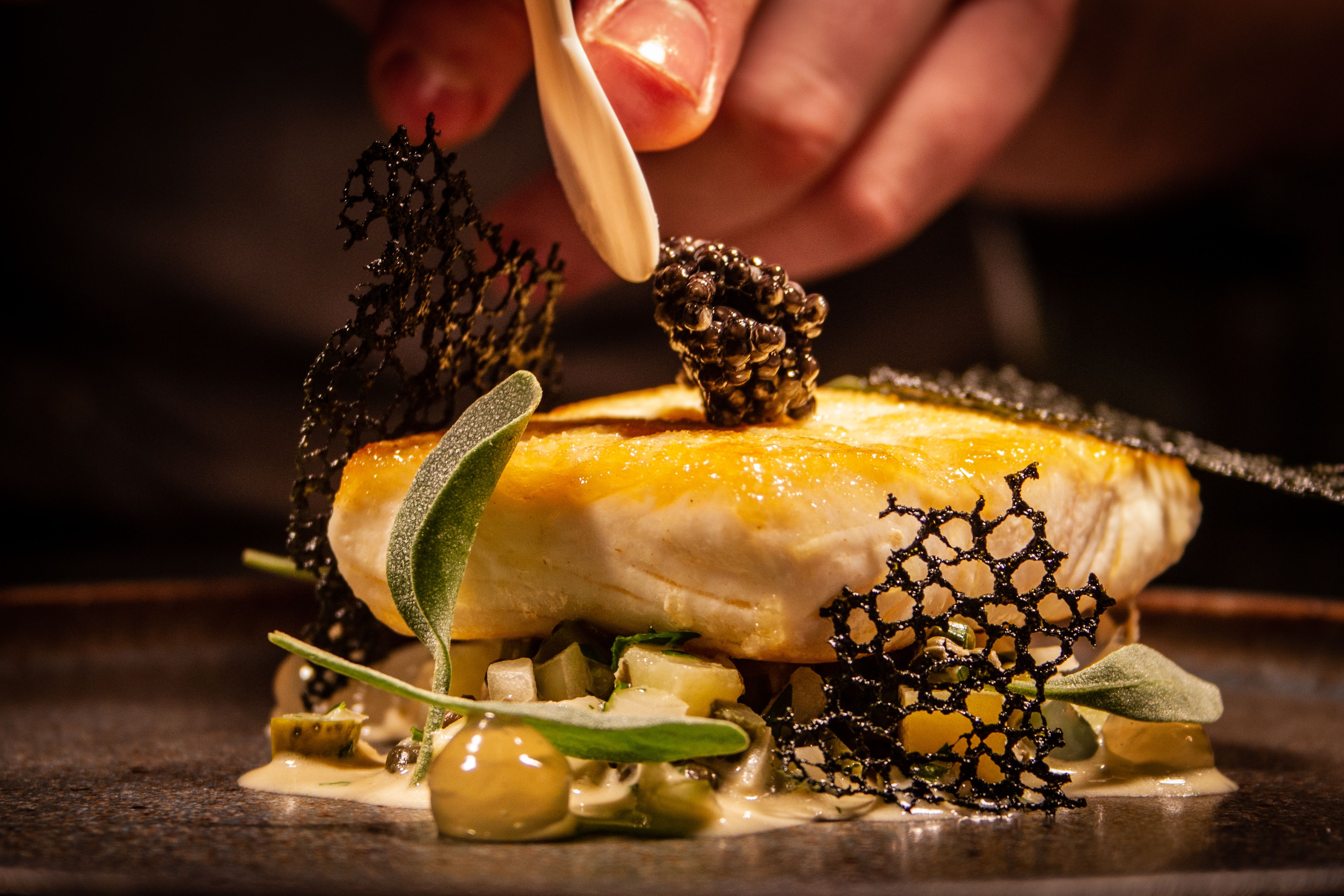 KC Caviar in a Michelin star restaurant